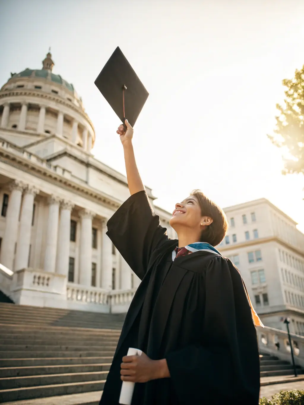 Graduates celebrating their data science certification, symbolizing career advancement and new opportunities in the UK data industry.