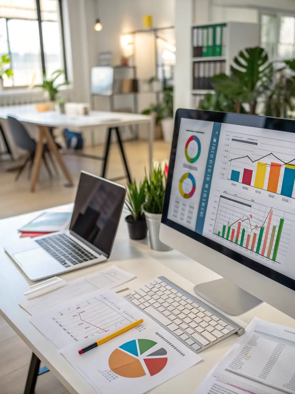 A visualization of a data dashboard, showcasing key performance indicators (KPIs) and insights derived from data analysis, presented in a business context.