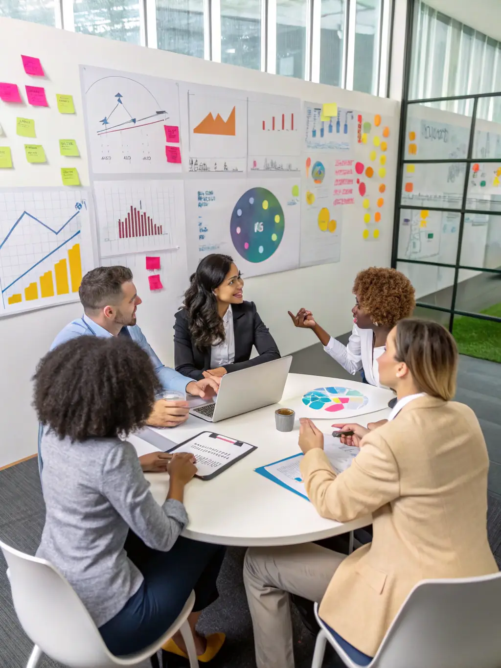 A visualization of a data-driven business decision, illustrating the student's ability to communicate insights effectively.